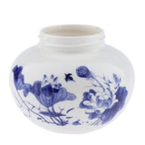 Max Maxb Leakproof Empty Ceramic Loose Powder Makeup Case Tea Tin Pot Container Lotus