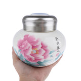 Max Maxb Leakproof Empty Ceramic Loose Powder Makeup Case Tea Tin Pot Container Beauty