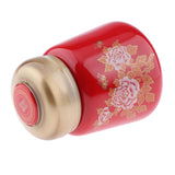 Max Maxb Leakproof Empty Ceramic Powder Makeup Pot Honey Tea Tin Bottle Containers Red