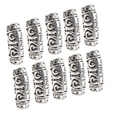 Max Maxb 10pcs Hair Braid Ring Beads Dreadlocks Cuff For Hair Extension Jewelry Decor A