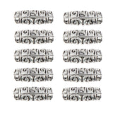 Max Maxb 10pcs Hair Braid Ring Beads Dreadlocks Cuff For Hair Extension Jewelry Decor A