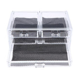 Max Maxb Acrylic Table Makeup Cosmetic Organizer Case Display Holder Storage Drawer 4 Drawers