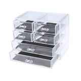 Max Maxb Acrylic Makeup Drawer Organizer Jewelry Nail Art Tools Storage Display Case  6 Drawer