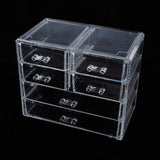 Max Maxb Acrylic Makeup Drawer Organizer Jewelry Nail Art Tools Storage Display Case  6 Drawer