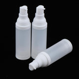 Max Maxb 3pcs Empty Makeup Container Face Cream Jars Pump Bottle Case for Travel 30ml