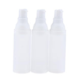 Max Maxb 3pcs Empty Makeup Container Face Cream Jars Pump Bottle Case for Travel 30ml
