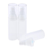 Max Maxb 3pcs Empty Makeup Container Face Cream Jars Pump Bottle Case for Travel 30ml