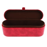 Max PU Leather Storage Case Gift Box for Dyson Supersonic Hair Dryer Accessories Red
