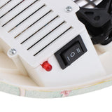 Max 15W Nail Dust Suction Collector Cleanser Nail Dryer Machine 3 Fans EU pLUG Blue