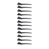 12Pcs Duckbill Hair Sectioning Clips Salon Hairdressing Styling Clamp Black