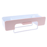 Max Stylish Multi Grooves & Moveable Hooks Design Bathroom Drain Rack Pink