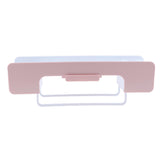 Max Stylish Multi Grooves & Moveable Hooks Design Bathroom Drain Rack Pink