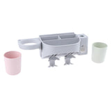 Max Maxb Adhesive Hair Dryer Holder Wall Mount Drill Free Toothbrush Rack B