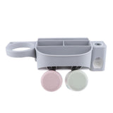 Max Maxb Adhesive Hair Dryer Holder Wall Mount Drill Free Toothbrush Rack B