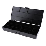 Maxbell Detachable Empty Storage Box Case Salon Hairstyling Hairpins Clips Organizer Black