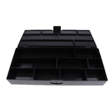 Maxbell Detachable Empty Storage Box Case Salon Hairstyling Hairpins Clips Organizer Black