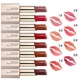 Maxbell Matte Lip Stick Long Lasting Waterproof Matte Lipstick Cosmetic Lip Gloss 8 - Aladdin Shoppers