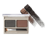 Maxbell 2  Color Powder Eyebrow Makeup Three-dimensional Natural Shadow Eye Brow 01