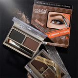 Maxbell 2  Color Powder Eyebrow Makeup Three-dimensional Natural Shadow Eye Brow 01
