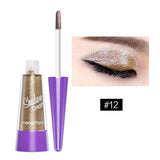 Maxbell Shiny Pearl-luster Makeup Eyeshadow Glitter Liquid Eye Shadow Beauty Tool 12