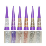 Maxbell Shiny Pearl-luster Makeup Eyeshadow Glitter Liquid Eye Shadow Beauty Tool 10