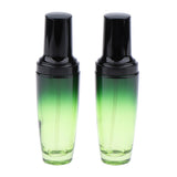 Maxbell 2x Empty Glass Makeup Container Face Cream Jar Travel Pump Spray Bottle 50ml