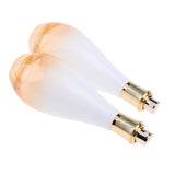 Maxbell 2x Glass Perfume Empty Bottles Atomizer Pump Sprayer Refillable Travel 60ML