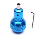 Max 35mm Alloy Self Lock Tattoo Machine Handle Grips Tube W/ Back Stem Blue