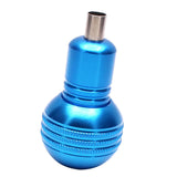 Max 35mm Alloy Self Lock Tattoo Machine Handle Grips Tube W/ Back Stem Blue