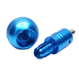 Max 35mm Alloy Self Lock Tattoo Machine Handle Grips Tube W/ Back Stem Blue