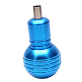 Max 35mm Alloy Self Lock Tattoo Machine Handle Grips Tube W/ Back Stem Blue