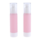 Max 2Pcs Portable Empty Cosmetic Makeup Sterile Airless Pump Spray Bottles 50ml