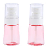 Max 2x Plastic Refillable Empty Fine Mist Pump Spray Bottles Travel Home 30ml
