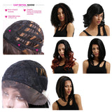 Max Fashion Women Lady Full Wigs Straight Curly Afro Lace Front Wig BGW-10412