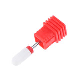 Maxbell Nails Polishing Cuticle Removal Nail Art Drill Bit Red-Fine Ridges