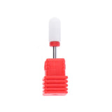 Maxbell Nails Polishing Cuticle Removal Nail Art Drill Bit Red-Fine Ridges