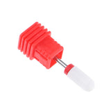 Maxbell Nails Polishing Cuticle Removal Nail Art Drill Bit Red-Fine Ridges