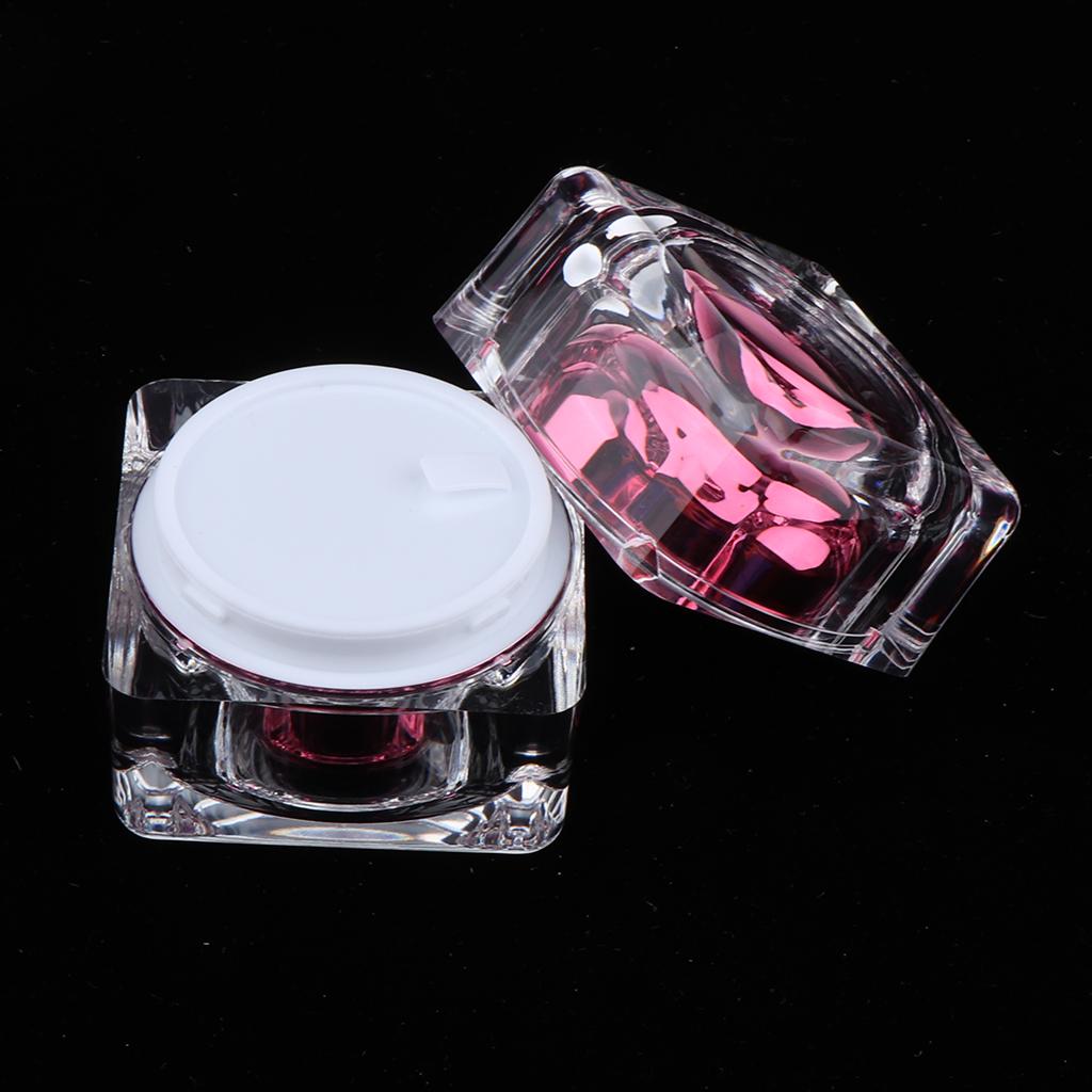 30g Cosmetic Empty Jar Pot Cream Lip Balm Bottle Box Container Tin Case Gold Pink