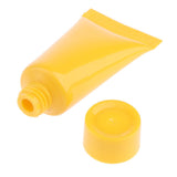 Maxbell 10x Empty Cosmetic Tubes Makeup Cream Container Squeeze Bottle 5ml Yellow