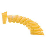 Maxbell 10x Empty Cosmetic Tubes Makeup Cream Container Squeeze Bottle 5ml Yellow