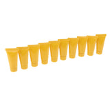 Maxbell 10x Empty Cosmetic Tubes Makeup Cream Container Squeeze Bottle 5ml Yellow
