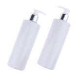 Maxbell 2pcs 350 ml Lotion Pump Bottle Shampoo Atomizer Travel Container White