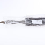Maxbell Wood Handle Round Hairdressing Comb Bristl Hairbrush Brown C - 14 Rows Hair