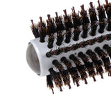 Maxbell Wood Handle Round Hairdressing Comb Bristl Hairbrush Brown C - 14 Rows Hair