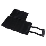 Maxbell Durable Artificial Leather Hair Cutting Scissors Pouch Reelable Bag Black