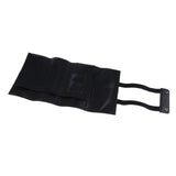 Maxbell Durable Artificial Leather Hair Cutting Scissors Pouch Reelable Bag Black