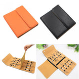 Maxbell Leather Hairdresser Scissors Storage Case Shears Bag Pouch Holster Orange