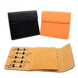 Maxbell Leather Hairdresser Scissors Storage Case Shears Bag Pouch Holster Orange