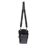 Maxbell PU Hairdressing Hair Cutting Scissors Shears Haircut Tools Holster Bag Gray