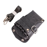Maxbell PU Hairdressing Hair Cutting Scissors Shears Haircut Tools Holster Bag Gray